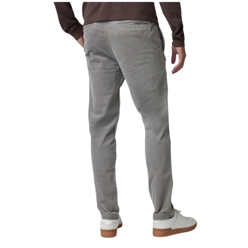 Vuori Men's Gray Corduroy Drawstring Pants - Picture 2 of 13